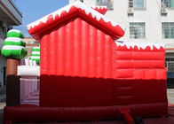 Opblaasbare kerstversieringen Commerciële springkussens Castle Bouncy voor kinderen