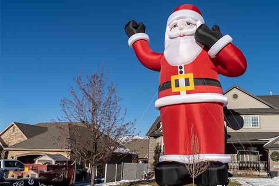 Opblaasbare kerstman gigantische opblaasbare kerstversiering Santa Inflatables