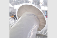Opblaasbare fotocabine met sneeuwbol met waaiende sneeuw Led-verlichting op menselijke maat