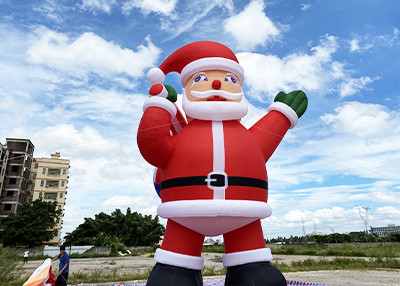 Kerstman Opblaasbare Kerstversiering 20ft 26f 33ft Grote Opblaas Kerstman