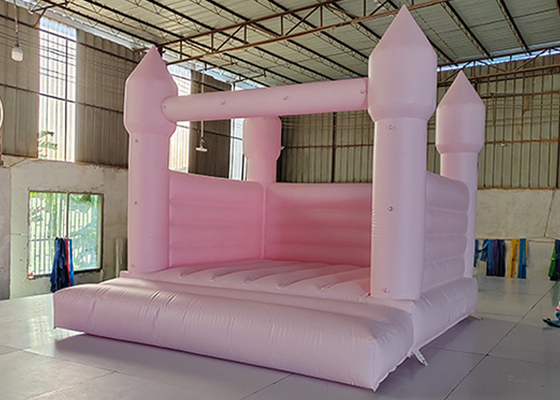 Roze Springkussen Kasteel Volwassenen Kids Bruiloft Springkastelen