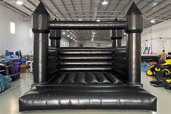 Party Springkasteel Zwart Indoor Springkussen Outdoor Springkasteel Voor Thuis