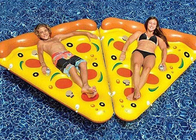 Het opblaasbare van de de Vlottermatras van de Pizza Reuzepool van de het Waterpartij Zwemmende het Strandbed zonnebaadt Mat