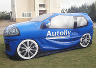 De Auto van pvc Opblaasbare de Neerstortings Testende Slag van de Reclamesnelheid - omhoog Auto 3D Model