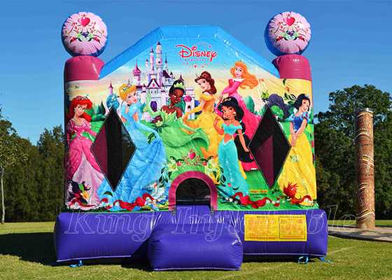 Disney-van de partijenjuming van Prinsesinflatable bouncing castle openlucht de Spronghuis voor meisjes