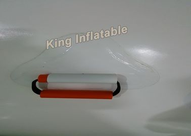 Reuze Wit 0.9mm Opblaasbaar het Waterstuk speelgoed die van pvc Opblaasbare Drijvende Ijsberg verbazen