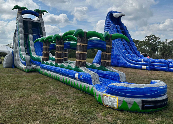 Grote van het de Dia's Openluchtspel van het Jong geitje Opblaasbare Water Opblaasbare het Waterdia van pvc Reuze Dubbele