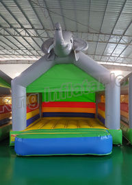 Kastelen van olifants de Grijze Opblaasbare Bouncy Grappig voor Jonge geitjes met Grootte 4*4m