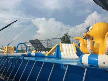 Ce die Opblaasbare Waterparken met Grote Kaderpool/Octopusdia opwekken