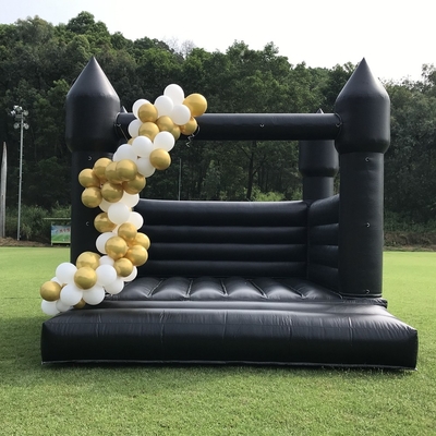 Zwart Bounce House Kinderen Opblaasbaar Bounce House Springkasteel Voor Kinderen Pastel Bounce House Opblaasbare Bruiloft Bouncer
