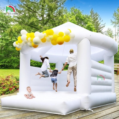 Achtertuin Water Jumper Speelgoed Witte Kasteel Bouncer Outdoor En Indoor Party Opblaasbare Bounce House Kinderen Kasteel