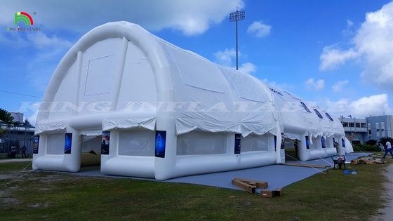 Opblaasbare feesttent Grote buitenkubus Bruiloftsfeest Camping Opblaasbare evenemententent voor buitenevenementen