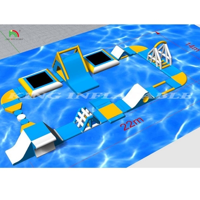 Opblaasbare waterparkspellen gekke waterspelapparatuur