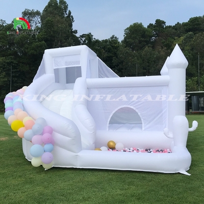 Bouncer Slide Combo Opblaasbaar Bouncy House Kasteel met glijbaan en zwembad Springkasteel voor kinderen Volwassenen