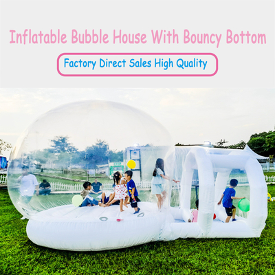 Hoogwaardige commerciële ballon opblaasbare bubbelhuis tent met springende bodem voor Patty