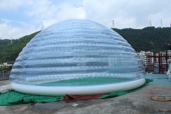 Custom waterdicht doorzichtig Lgloo feesttent opblaasbare koepel tenten te koop