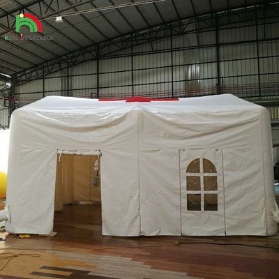 Witte grote buiten Blow Up trouwfeest LED licht Camping opblaasbare outdoor evenementen tent