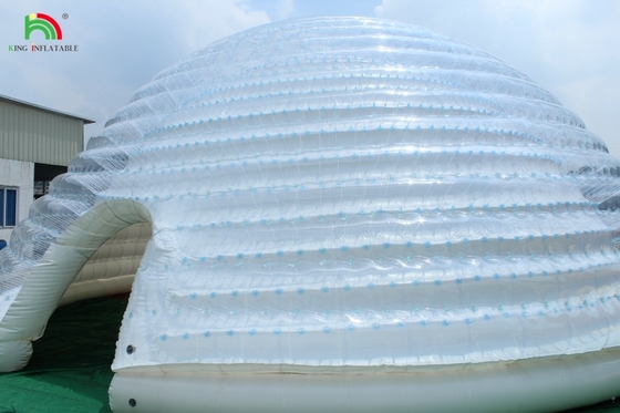 Grote opblaasbare koepeltent Outdoor Draagbare iglo voor feest, bruiloft, camping Commercieel gebruik