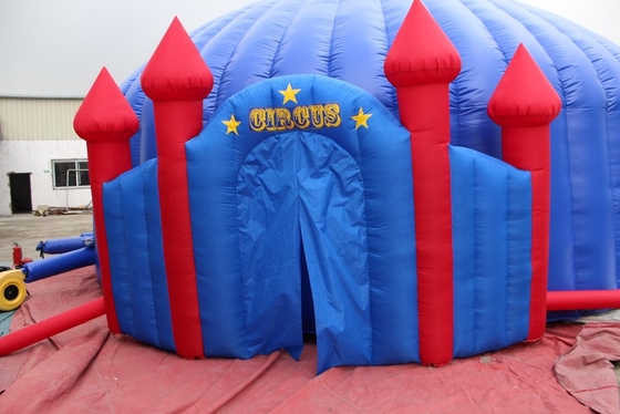 Opblaasbare circus tenten commerciële voorstelling show evenement tenten blazen up yurt koepel tenten