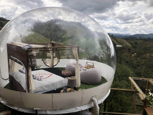 Hoogwaardige opblaasbare bubbel hotelkamer bubbel lodge tent opblaasbare heldere bubbel kampeertent