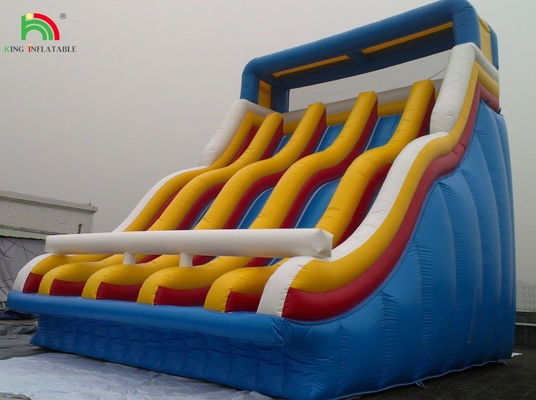 Hoogwaardige natte opblaasbare waterglijbaan Water zwembad glijbaan met de beste Plato Tarpaulin kwaliteit
