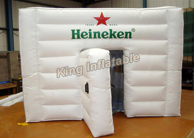 Pvc-Tent van de Geteerd zeildoek de Witte Opblaasbare Gebeurtenis met SGS van de Embleemdruk