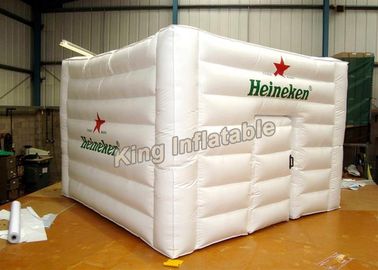 Pvc-Tent van de Geteerd zeildoek de Witte Opblaasbare Gebeurtenis met SGS van de Embleemdruk