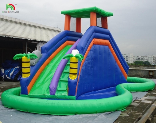 Kinderenpark Speltoestellen Waterglijbaan Opblaasbaar Springkasteel