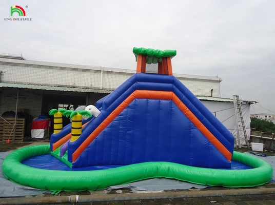 Kinderenpark Speltoestellen Waterglijbaan Opblaasbaar Springkasteel