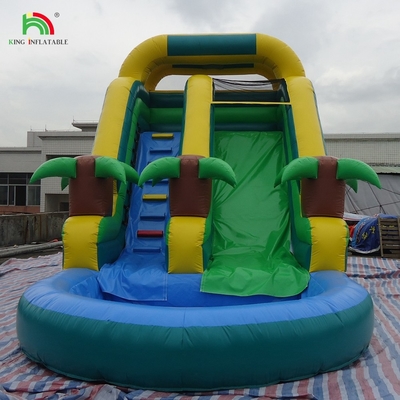 Goedkope PVC-waterglijbanen met zwembad