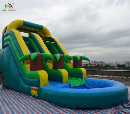 Goedkope PVC-waterglijbanen met zwembad