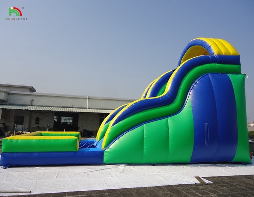 Commercieel opblaasbaar springhuis met waterslide Kinders springkasteel