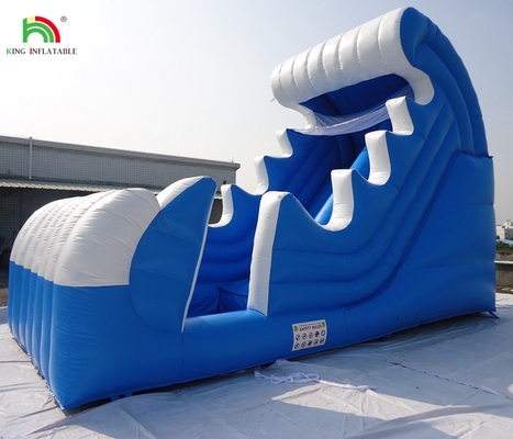 Buitentuin Kinderen Volwassenen Grote opblaasbare glijbanen te koop Commercieel zwembad Waterpark Glijbaan Bounce House