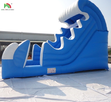 Buitentuin Kinderen Volwassenen Grote opblaasbare glijbanen te koop Commercieel zwembad Waterpark Glijbaan Bounce House