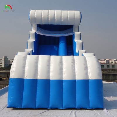 Buitentuin Kinderen Volwassenen Grote opblaasbare glijbanen te koop Commercieel zwembad Waterpark Glijbaan Bounce House