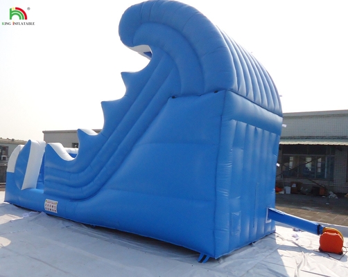 Buitentuin Kinderen Volwassenen Grote opblaasbare glijbanen te koop Commercieel zwembad Waterpark Glijbaan Bounce House