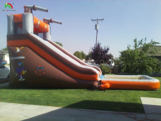 Hoogwaardige goedkope opblaasbare waterslide met water zwembad opblaasbare waterslides voor kinderen en volwassenen