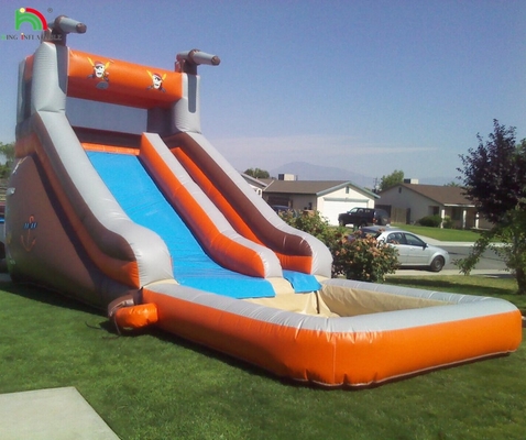 Hoogwaardige goedkope opblaasbare waterslide met water zwembad opblaasbare waterslides voor kinderen en volwassenen
