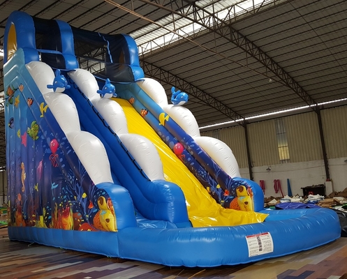 Goedkope opblaasbare tekenfilm speelgoed Bounce House Commerciële opblaasbare waterslide