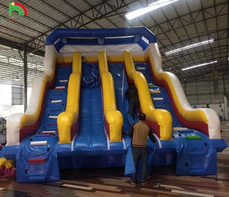 Opblaasbare droogglijbaan Buiten Bouncy Opblaasbare waterglijbaan Voor zwembad Opblaasbare glijbaan Voor waterpark