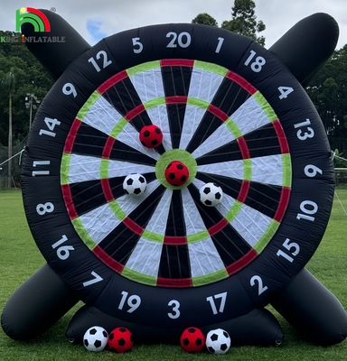 Buitenopblaasbaar voetbal darts board met 8pcs voetbalbal 370W blazer steun frame voor kick darts sport spel