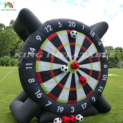 Buitenopblaasbaar voetbal darts board met 8pcs voetbalbal 370W blazer steun frame voor kick darts sport spel