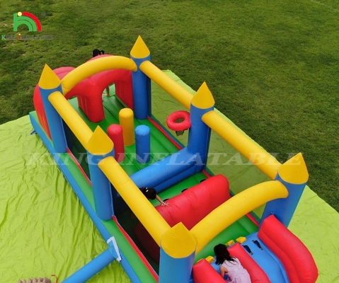 Kinderen opblaasbare hindernisbaan opblaasbare spring springbal opblaasbare hindernisbaan opblaasbare hindernisbaan