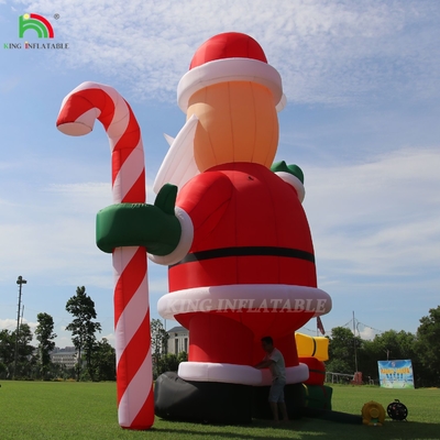 20ft 26ft 33ft kerst buiten decoratie reusachtige opblaasbare kerstman voor reclame