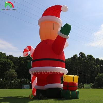 20ft 26ft 33ft kerst buiten decoratie reusachtige opblaasbare kerstman voor reclame