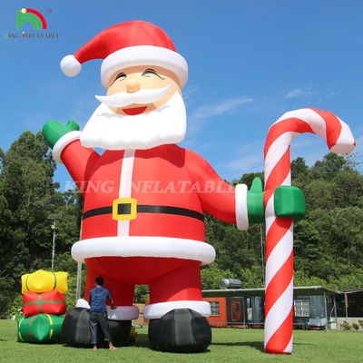 20ft 26ft 33ft kerst buiten decoratie reusachtige opblaasbare kerstman voor reclame