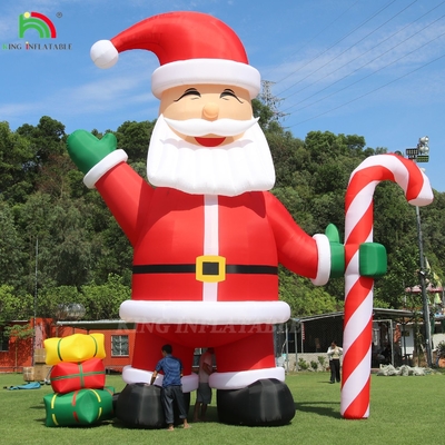 20ft 26ft 33ft kerst buiten decoratie reusachtige opblaasbare kerstman voor reclame