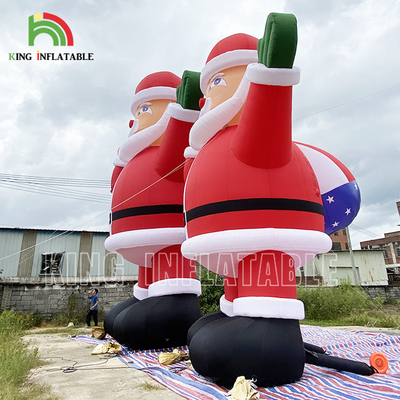 20ft 26ft 33ft reclame opblaasbare kerstman voor kerstfeest decoratie