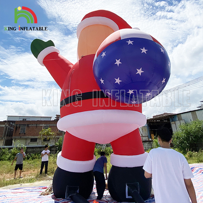 20ft 26ft 33ft reclame opblaasbare kerstman voor kerstfeest decoratie