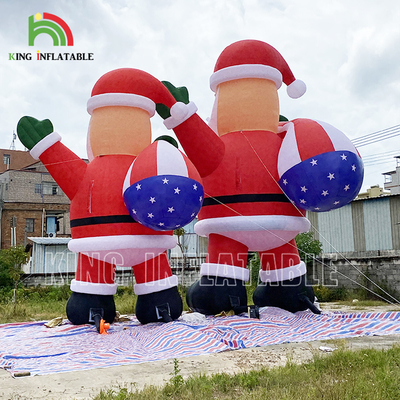 20ft 26ft 33ft reclame opblaasbare kerstman voor kerstfeest decoratie